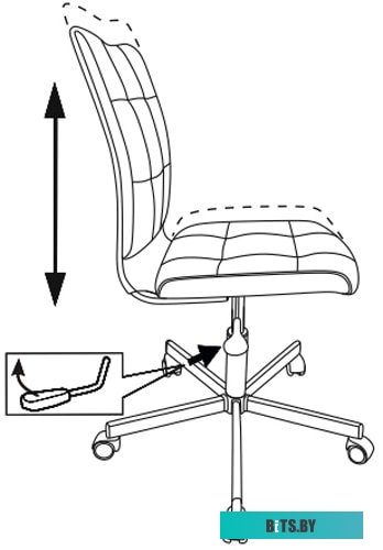 Офисное кресло (Стул) Бюрократ CH-330M/GREY (серо-голубой)