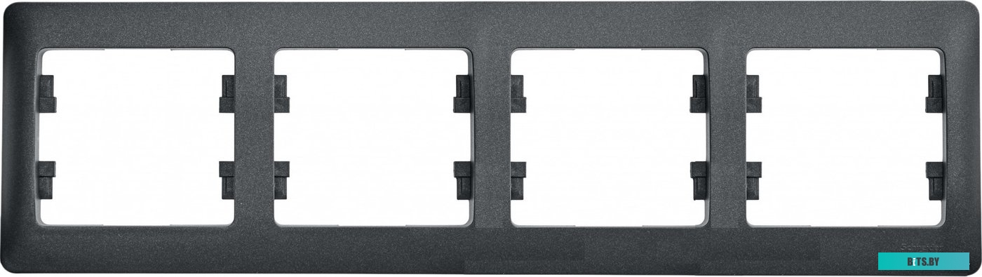 Розетка Schneider Electric Glossa GSL000704 (антрацит)
