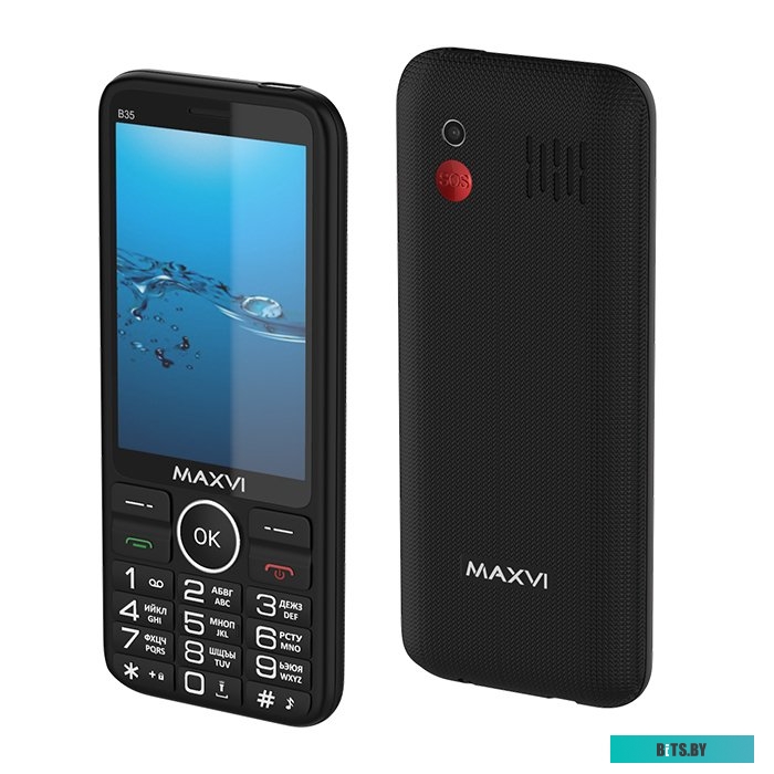 Мобильный телефон Maxvi B35 (черный)