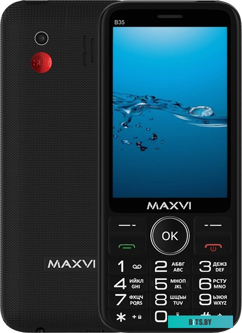 Мобильный телефон Maxvi B35 (черный)