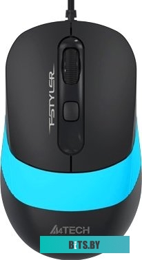 Мышь A4Tech Fstyler FM10 (черный/голубой)