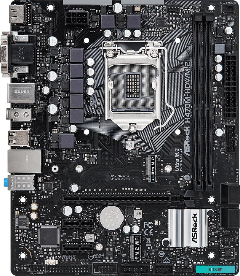Материнская плата ASRock H470M-HDV/M.2