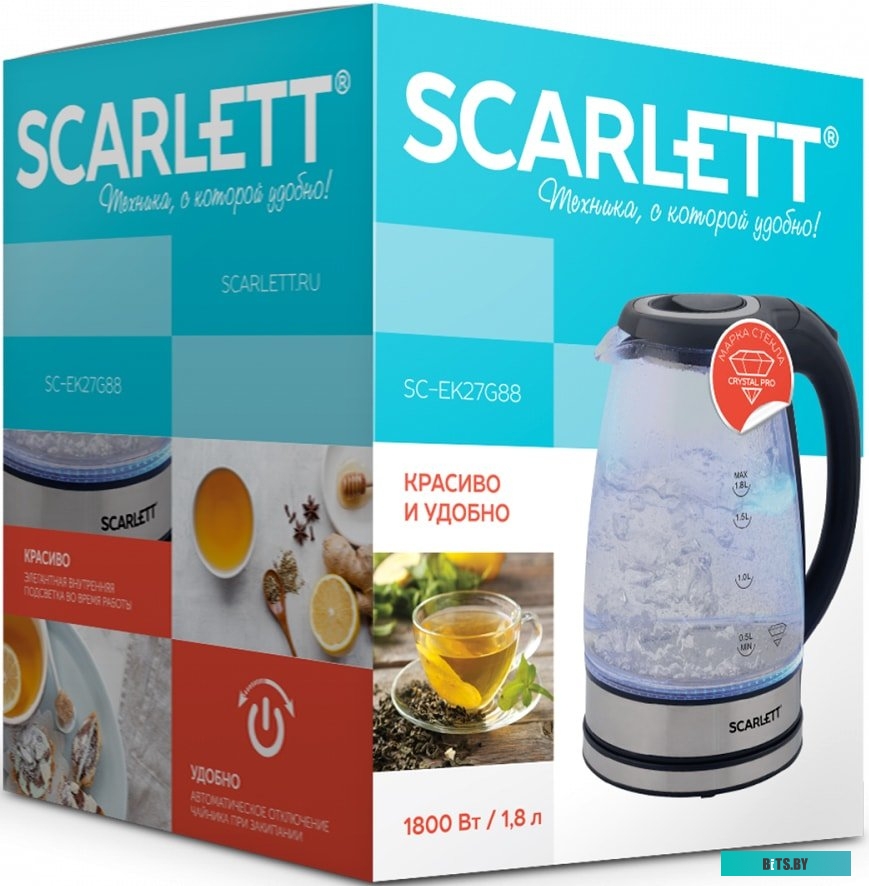 Электрический чайник Scarlett SC-EK27G88