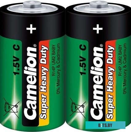 Батарейки Camelion C 2 шт. [R14P-SP2G]