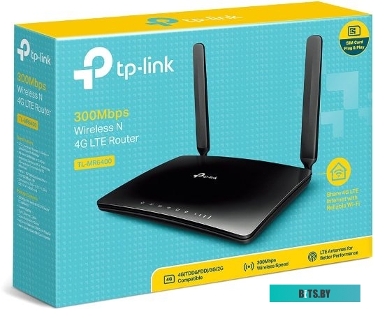 4G Wi-Fi роутер TP-Link TL-MR6400 v4