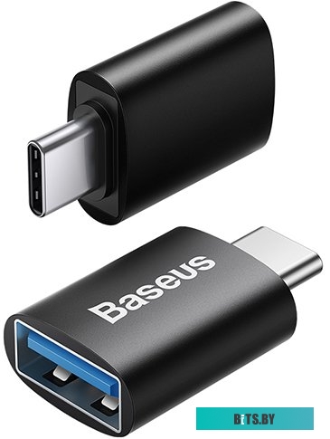 Адаптер Baseus Ingenuity Series Mini OTG Adaptor Type-C to USB-A 3.1 Black <ZJJQ000001>