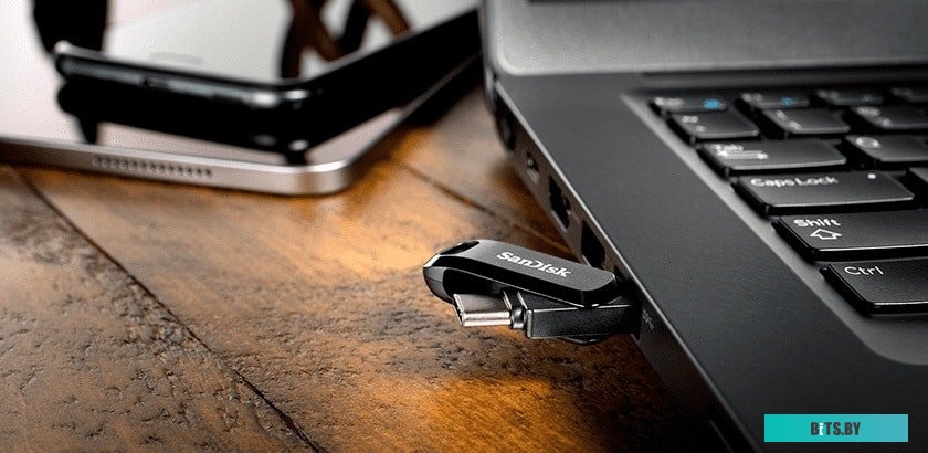 USB накопитель (Флешка) SanDisk Ultra Dual Drive Go Type-C 256GB <SDDDC3-256G-G46>