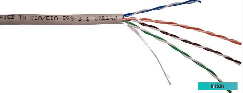 Кабель Lanmaster NM-UTP5E2PR-CU