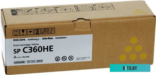 Картридж Ricoh SP C360HE 408187 (желтый)