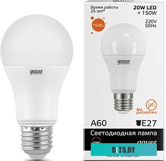 Светодиодная лампа Gauss Elementary E27 20Вт 2700K [23219]