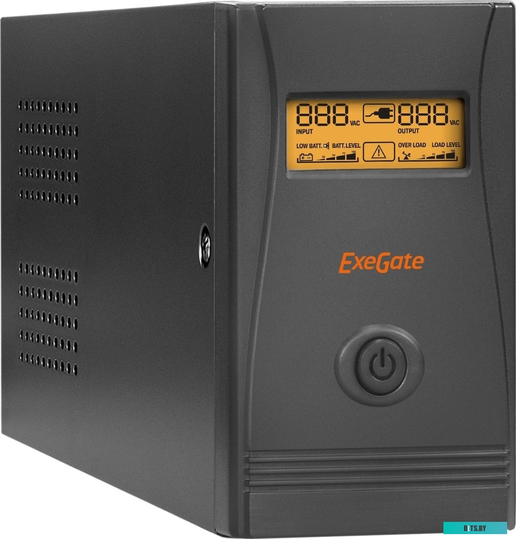 Источник бесперебойного питания (ИБП) ExeGate Power Smart ULB-650.LCD.AVR.EURO <EP285568RUS>