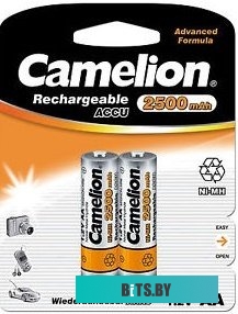 Аккумуляторы Camelion AA 2500mAh 2 шт. [NH-AA2500-BP2]