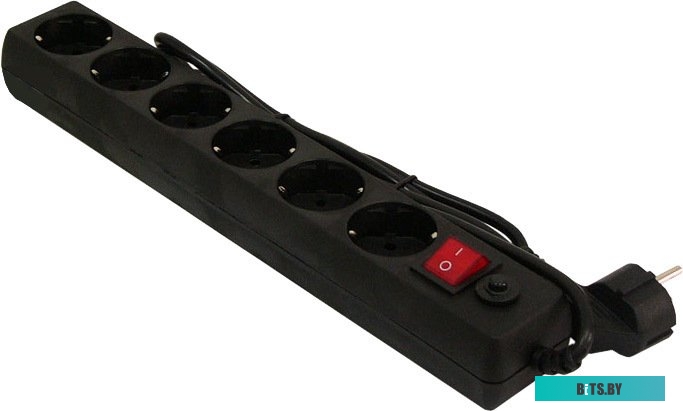Сетевой фильтр (удлинитель) Гарнизон EHB-10 6 розеток, 3 м