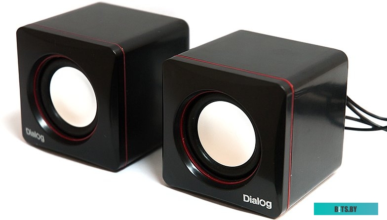 Акустика Dialog AC-04UP (черный/красный)