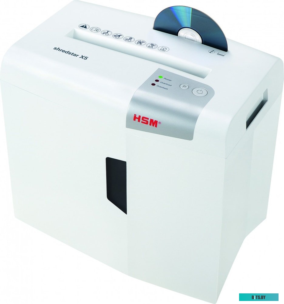 Шредер HSM shredstar X5 (4.5x30 мм, белый) <1043121>