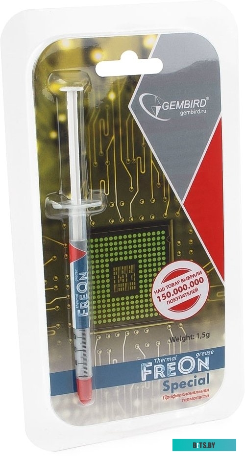 Термопаста Gembird GF-11-1.5 (1.5 г)