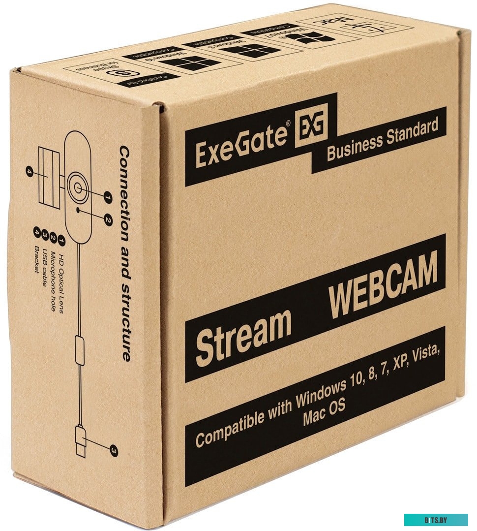Веб-камера ExeGate Stream C925 FullHD T-Tripod <EX287379RUS>
