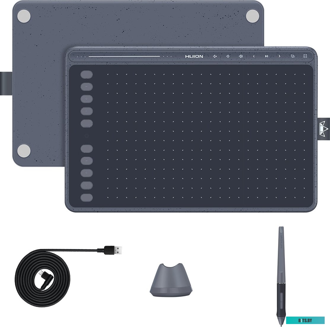 Графический планшет Huion HS611 (серый космос)