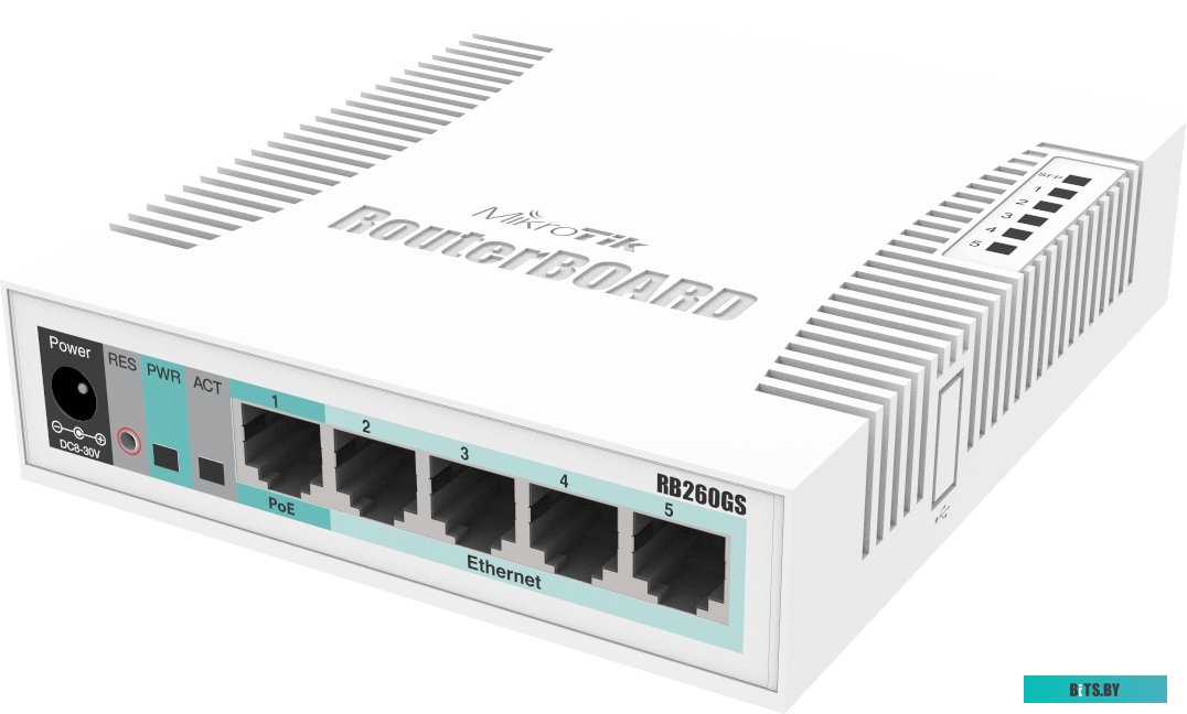 MikroTik CSS106-5G-1S управляемый коммутатор