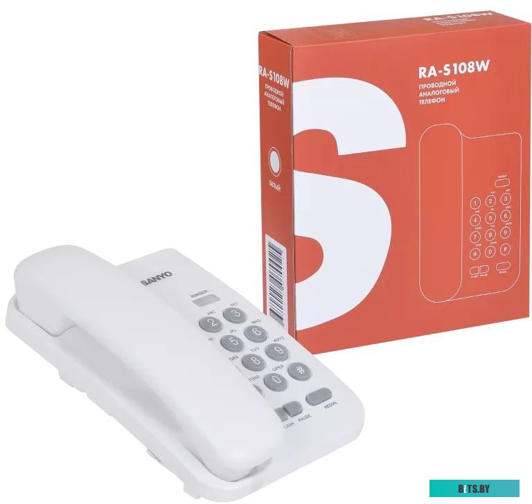 Проводной телефон Sanyo RA-S108W (белый)