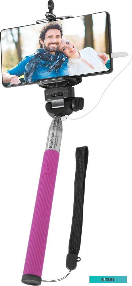 Палка для селфи Defender Selfie Master SM-02 (розовый) [29405]