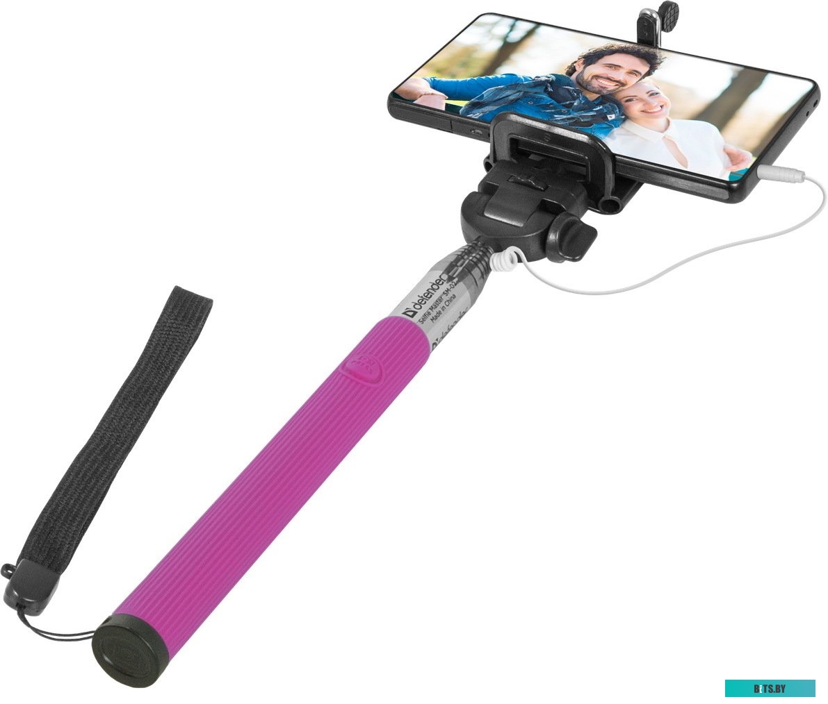 Палка для селфи Defender Selfie Master SM-02 (розовый) [29405]