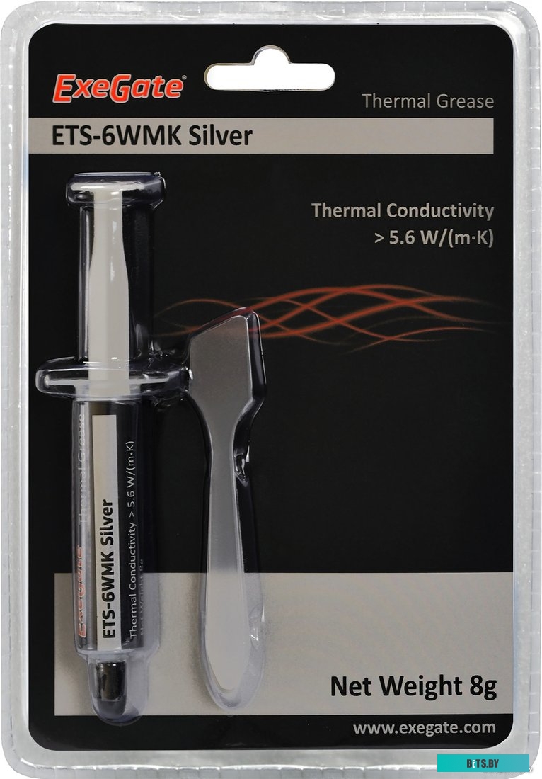 Термопаста ExeGate ETS-6WMK Silver EX282348RUS (8 г.)