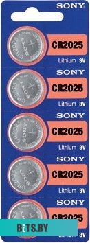 Батарейки Sony CR2025 5 шт. [CR2025BEA]