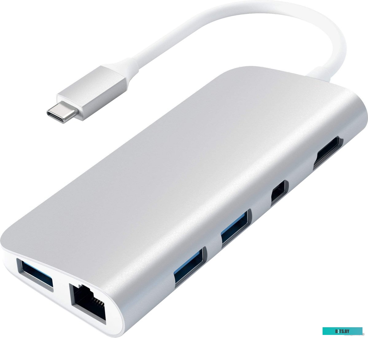 Адаптер SATECHI Aluminum Type-C Multimedia Adapter. Артикул: ST-TCMM8PAS