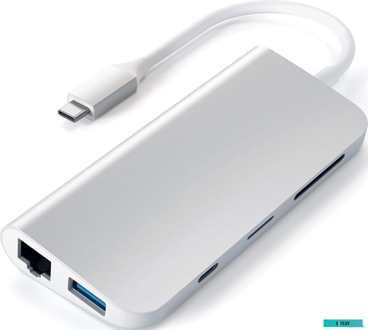 Адаптер SATECHI Aluminum Type-C Multimedia Adapter. Артикул: ST-TCMM8PAS