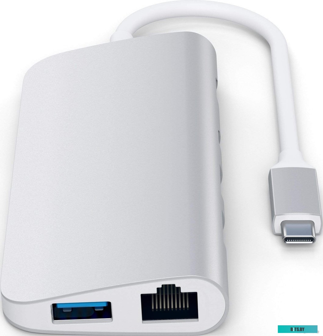 Адаптер SATECHI Aluminum Type-C Multimedia Adapter. Артикул: ST-TCMM8PAS