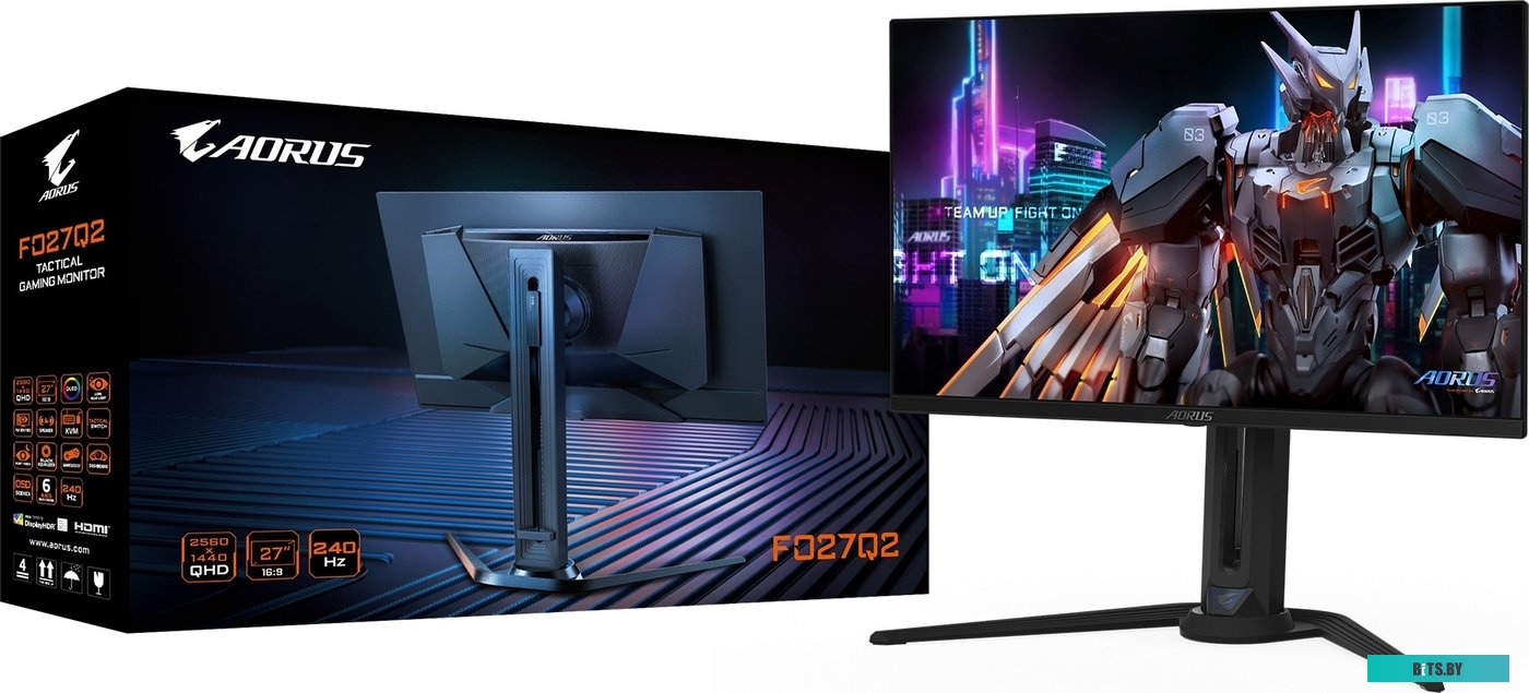 Монитор 27" Gigabyte AORUS FO27Q2-EK Black AORUS FO27Q2 EK