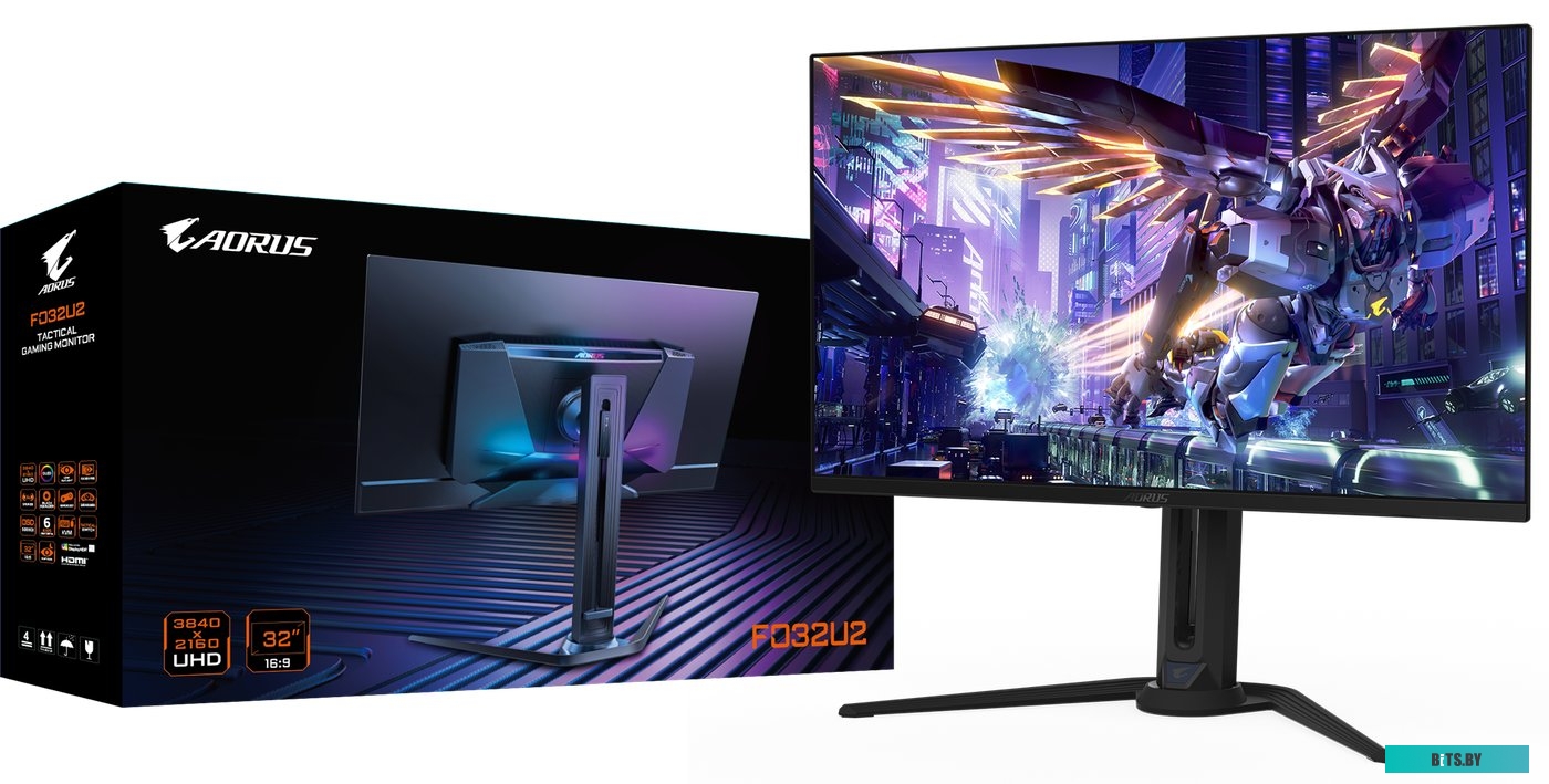 Монитор 31.5" Gigabyte AORUS FO32U2-EK Black AORUS FO32U2 EK