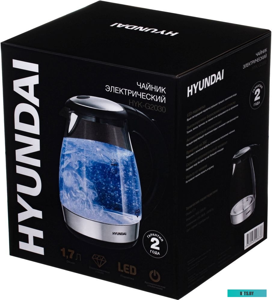 Электрочайник Hyundai HYK-G2030