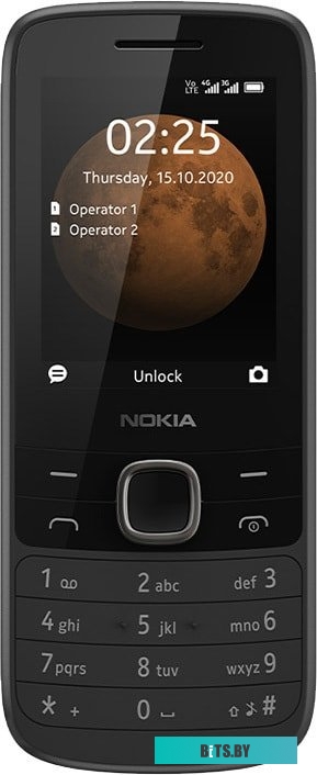 Мобильный телефон Nokia 225 4G TA-1276 (черный) <16QENB01A02>