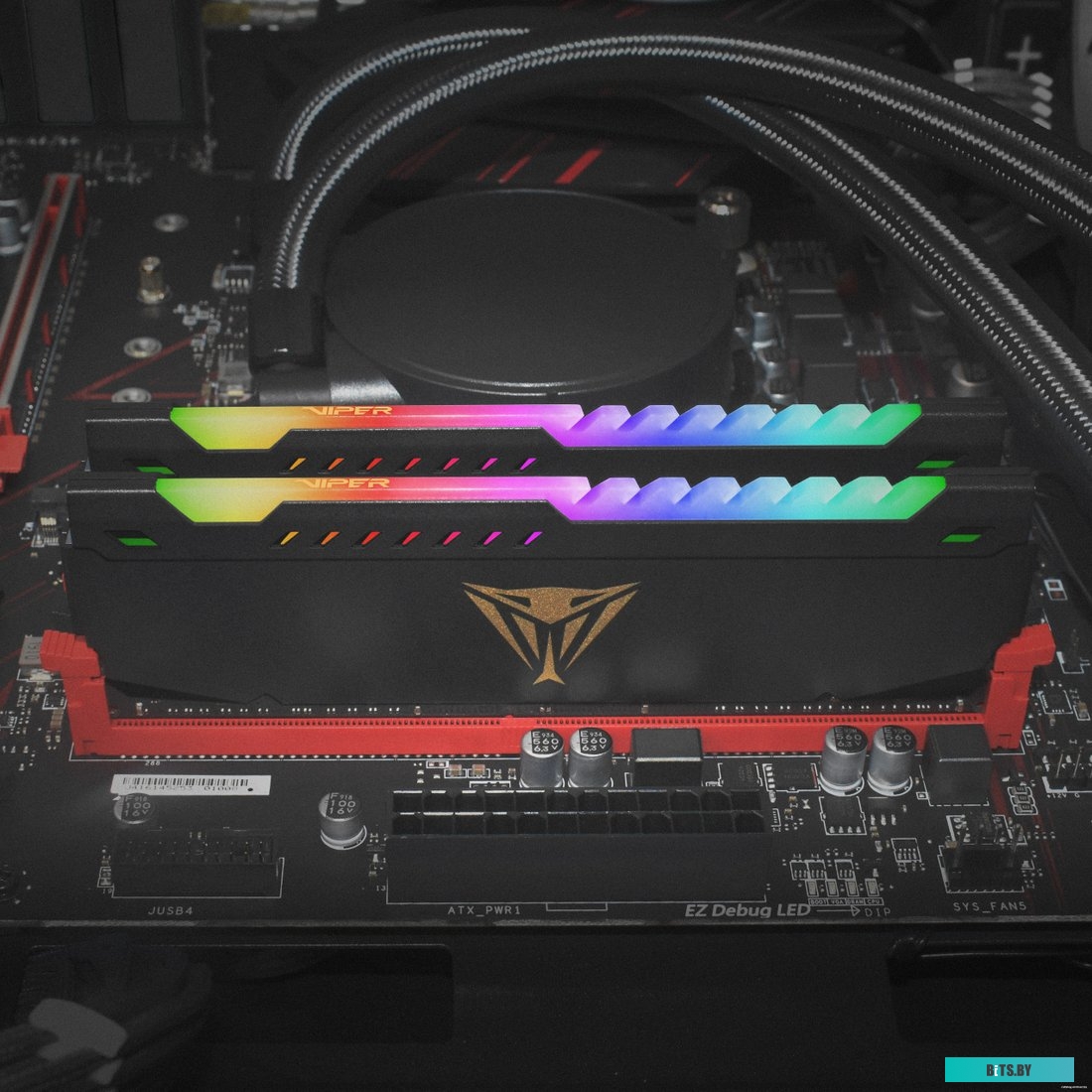 Оперативная память Patriot Viper Steel RGB 2x8GB DDR4 PC4-28800 PVSR416G360C0K