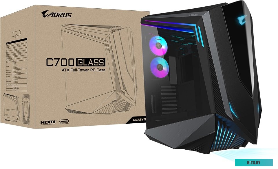 Корпус Gigabyte Aorus C700 Glass <GB-AC700G>