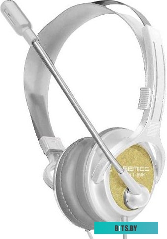 Наушники Senicc ST-908 (белый/золотистый)