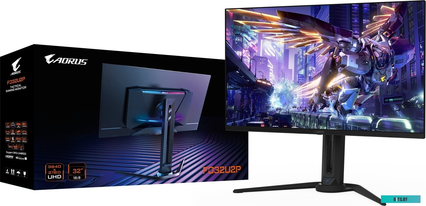 Монитор 31.5" Gigabyte AORUS FO32U2P-EK Black AORUS FO32U2P EK