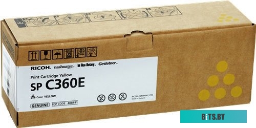 Картридж Ricoh SP C360E 408191 (желтый)