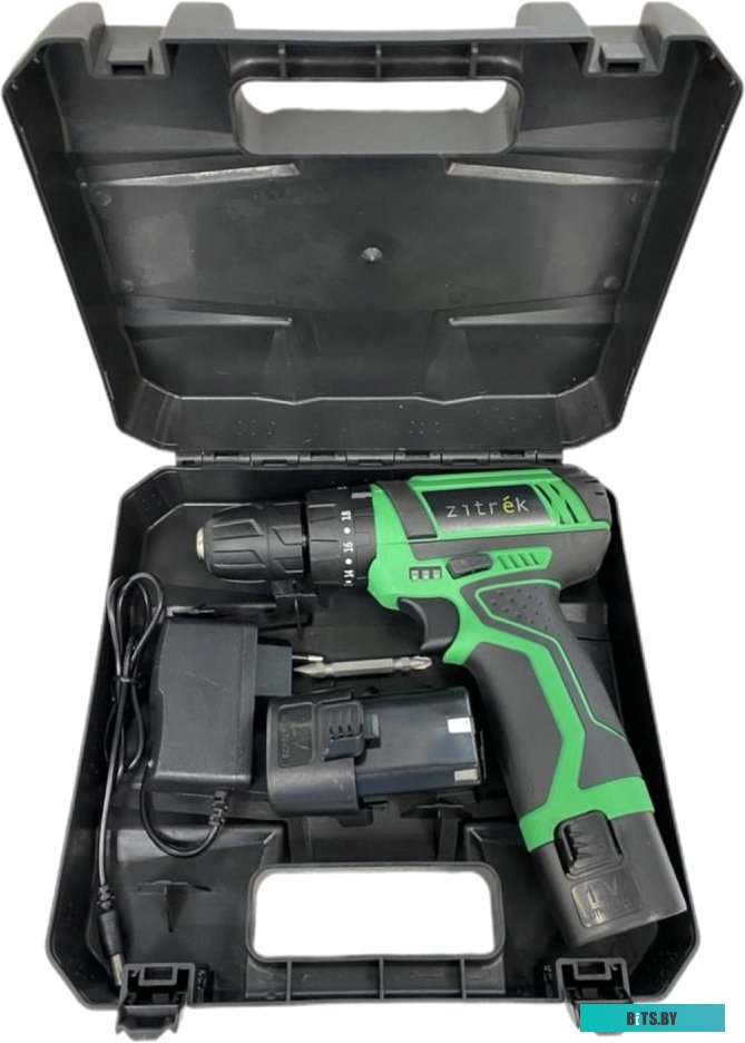 Ударная дрель-шуруповерт Zitrek Crusher 14-Li 063-4054 (с 2-мя АКБ, кейс)