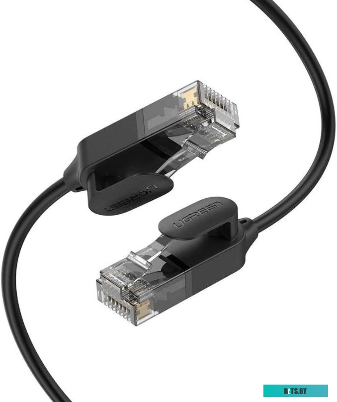 Кабель Ugreen NW122 70332 RJ45 - RJ45 (1 м, черный)