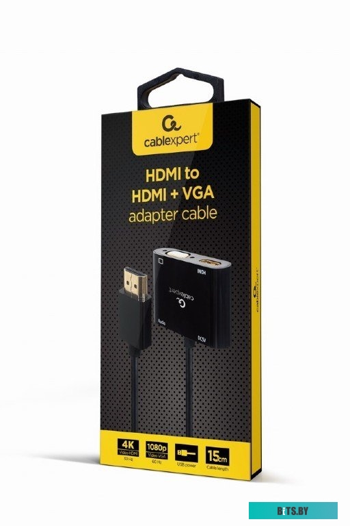 Адаптер Cablexpert A-HDMIM-HDMIFVGAF-01