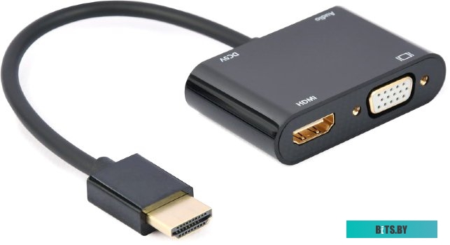 Адаптер Cablexpert A-HDMIM-HDMIFVGAF-01