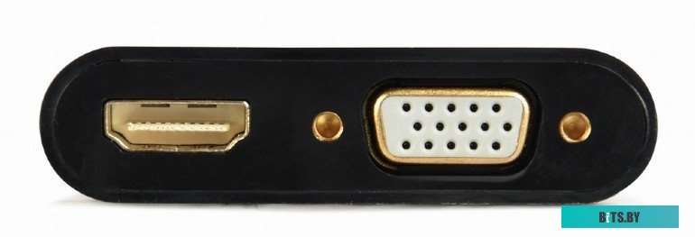 Адаптер Cablexpert A-HDMIM-HDMIFVGAF-01