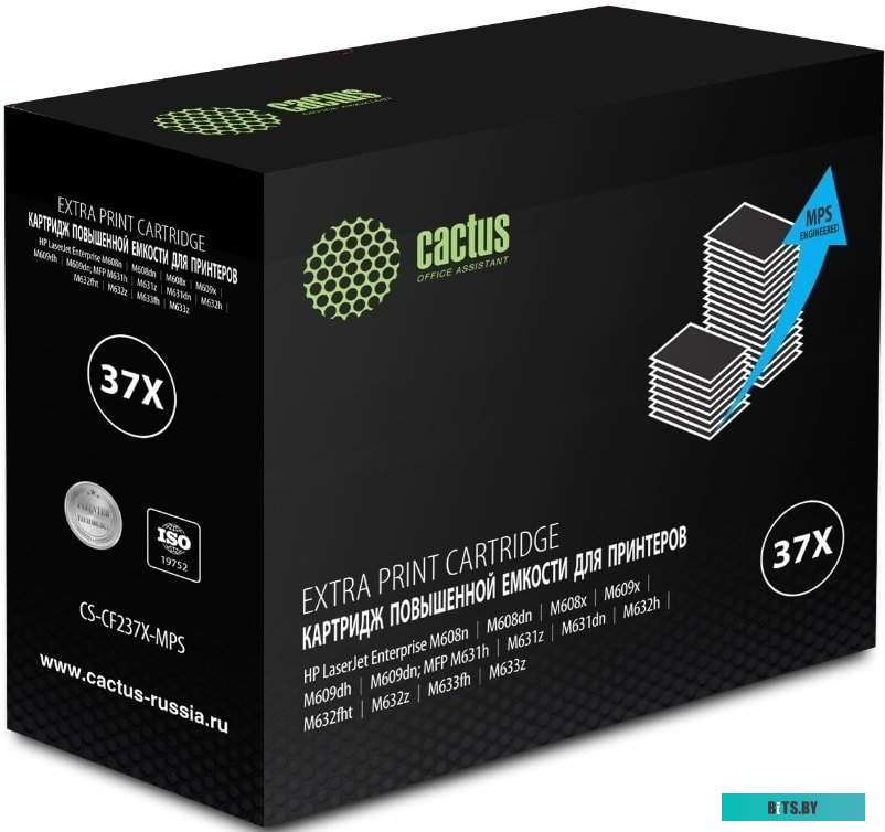 Картридж CACTUS CS-CF237X-MPS (аналог HP 37A (CF237A)