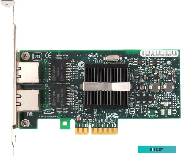 Сетевой адаптер Intel PRO/1000 PT Dual Port Server Adapter OEM [EXPI9402PTBLK]