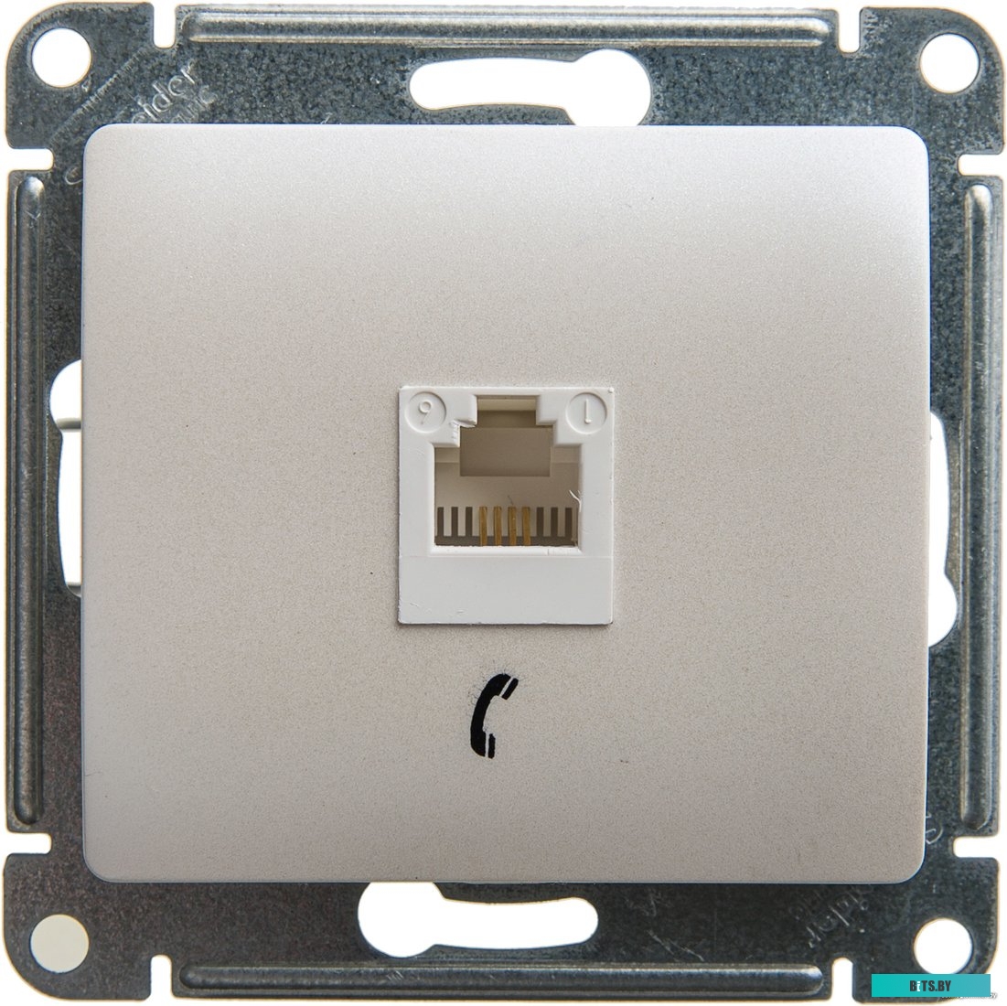 Розетка Schneider Electric Glossa GSL000681T (перламутр)