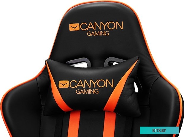 Офисное кресло (Стул) Canyon Fobos CND-SGCH3 (черный/оранжевый)