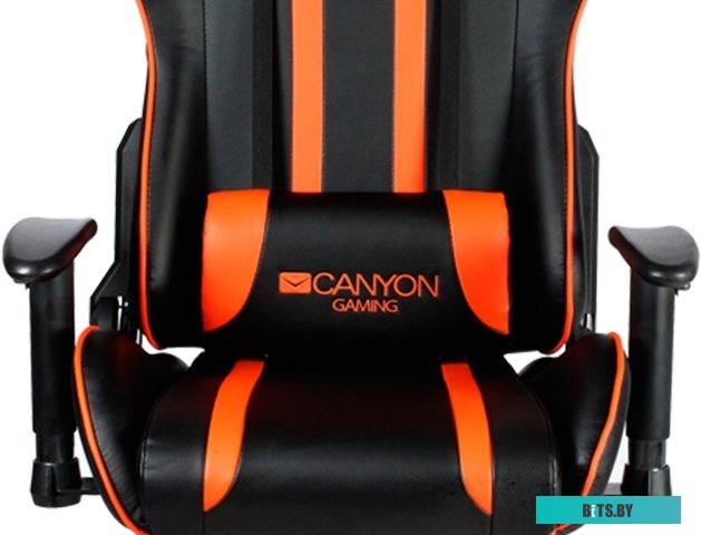 Офисное кресло (Стул) Canyon Fobos CND-SGCH3 (черный/оранжевый)